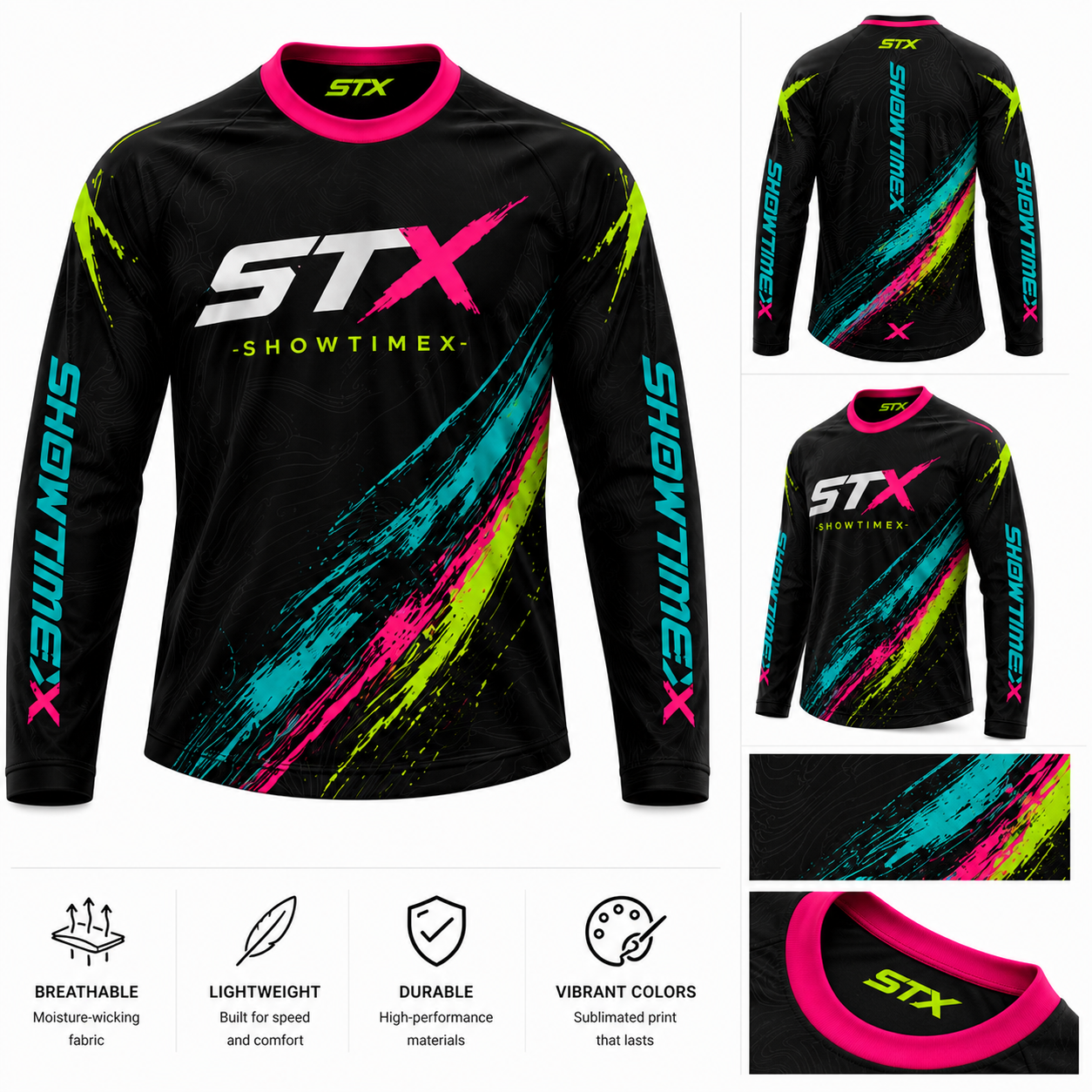 STX Neon Surge – Neon Chaos -----  “Maximum disruption.”